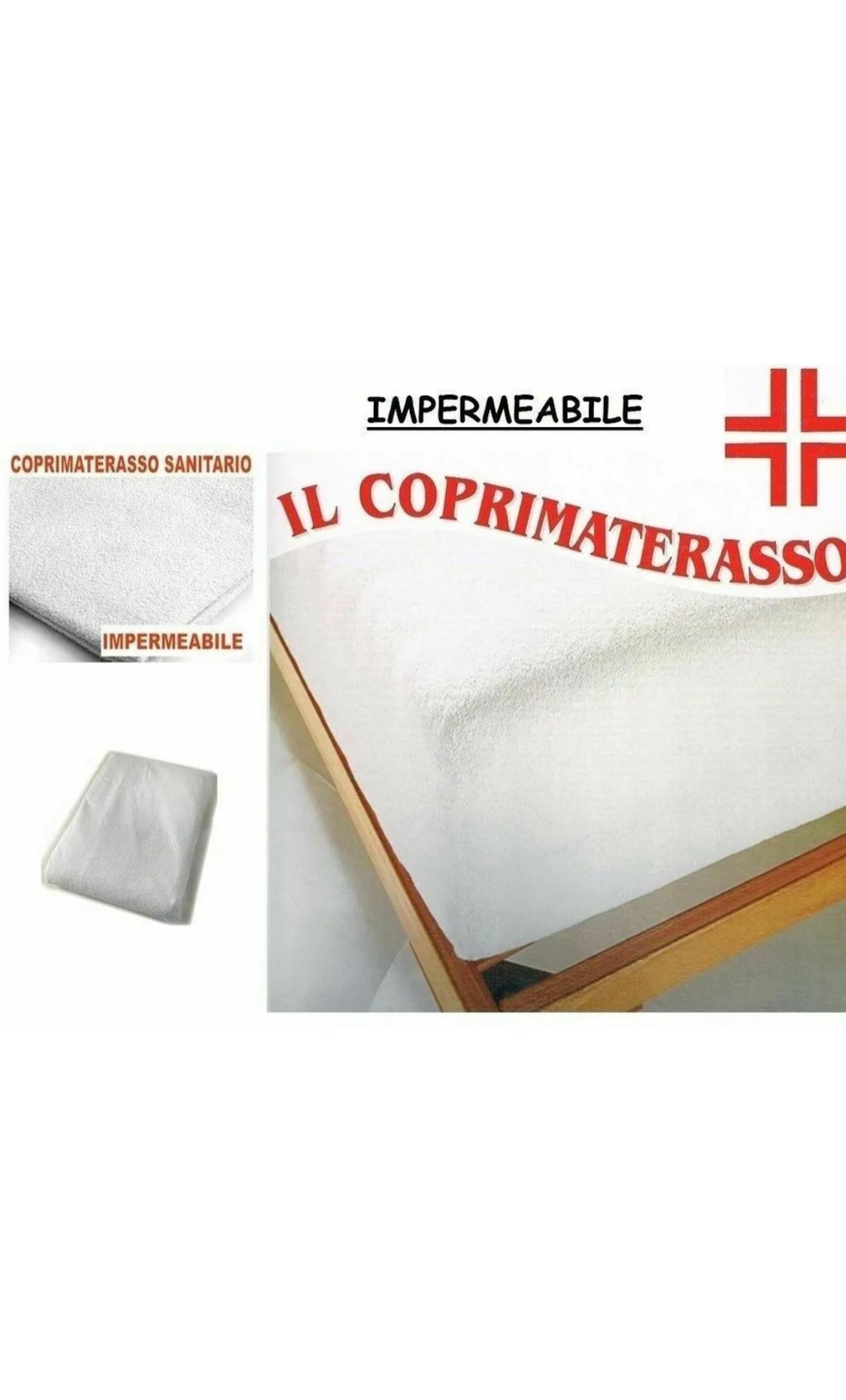 Coprimaterasso Sanitario Impermeabile 100% Cotone – Catapano